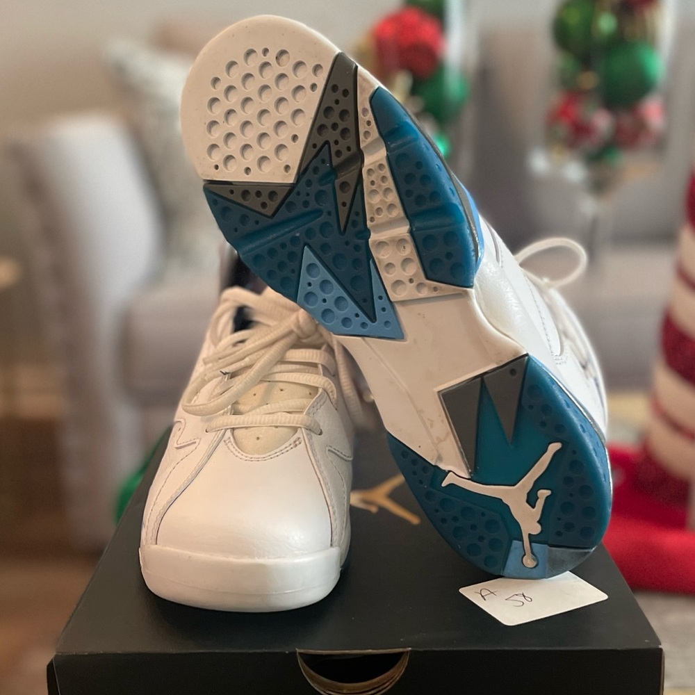 VNDS 2015 Air Jordan Retro VII (7) French Blue - Size 7Y - 100% Authentic - Picture 3 of 6